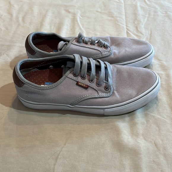 Vans Chima Ferguson Pro. Brushed Twill Grey Skate Shoe. Size 7.5 - Picture 3 of 14
